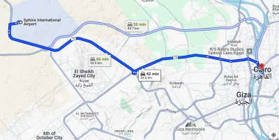 Sphinx Airport to Downtown